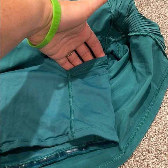 Lululemon play off the pleats skort Teal - Picture 5 of 7